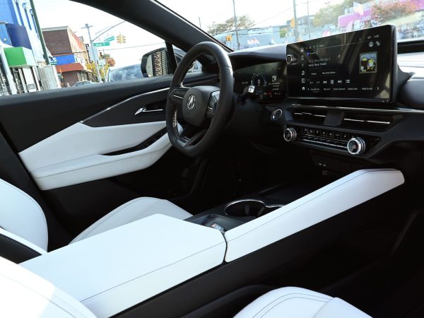 Digital cockpit of the ZDX with Google built-in and wireless smartphone integration on display