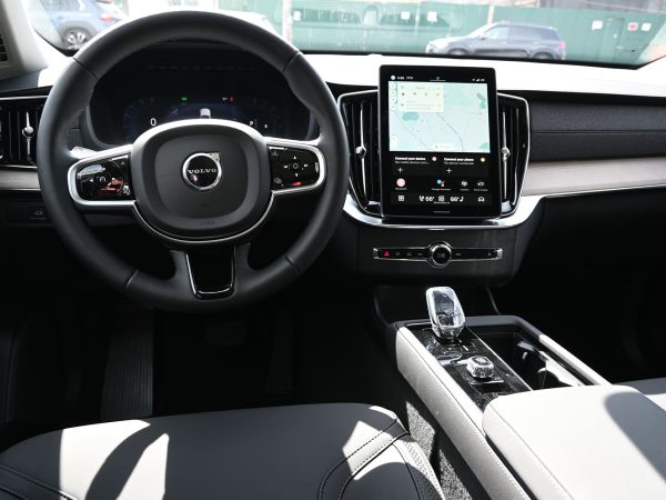 Digital driver display in 2025.5 Volvo XC90 showing hybrid power split